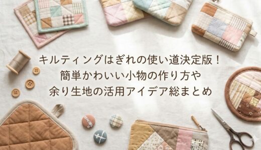 キルティングはぎれの使い道決定版！簡単かわいい小物の作り方や余り生地の活用アイデア総まとめ